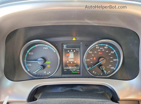 JTMDJREV6JD237772 2018 TOYOTA RAV4 Blue Widok zestawu wskaźników
