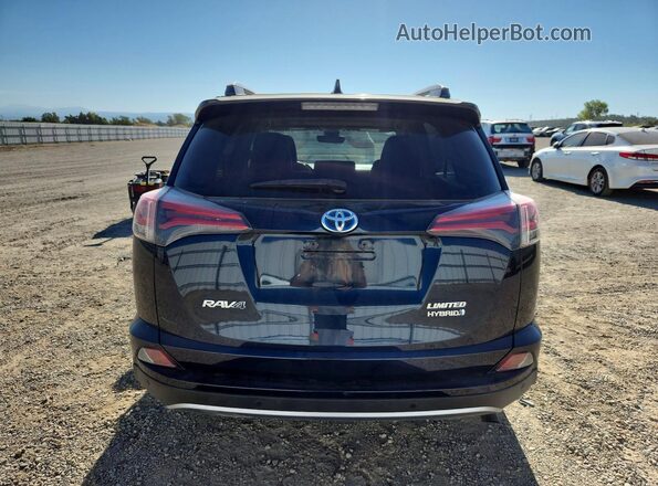JTMDJREV6JD237772 2018 TOYOTA RAV4 Blue Widok z tyłu