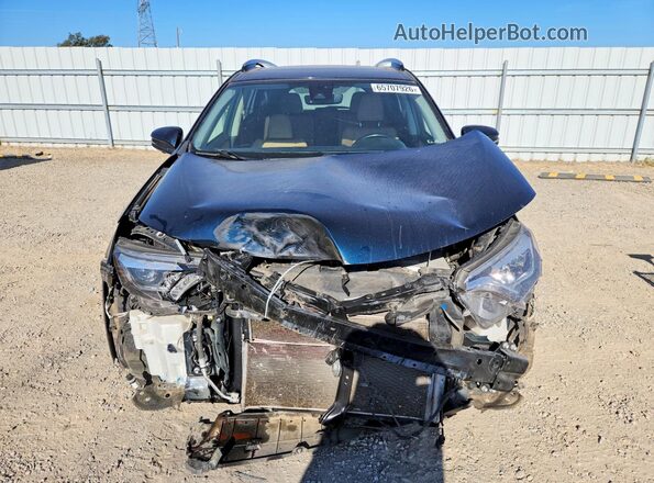 JTMDJREV6JD237772 2018 TOYOTA RAV4 Blue Widok z przodu