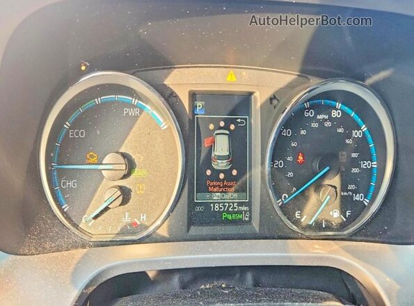 JTMDJREV7GD025942 2016 TOYOTA RAV4 Black Widok zestawu wskaźników