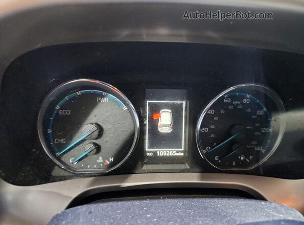 JTMDJREV7GD048914 2016 TOYOTA RAV4 Gray Вид щитка приладів