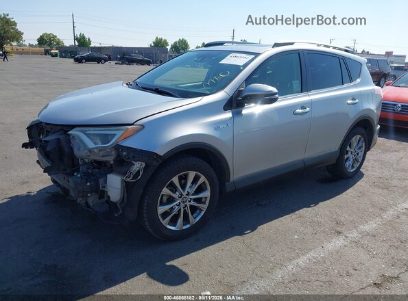 JTMDJREV7HD151249 2017 TOYOTA RAV4 HYBRID Silver Передня ліва чверть