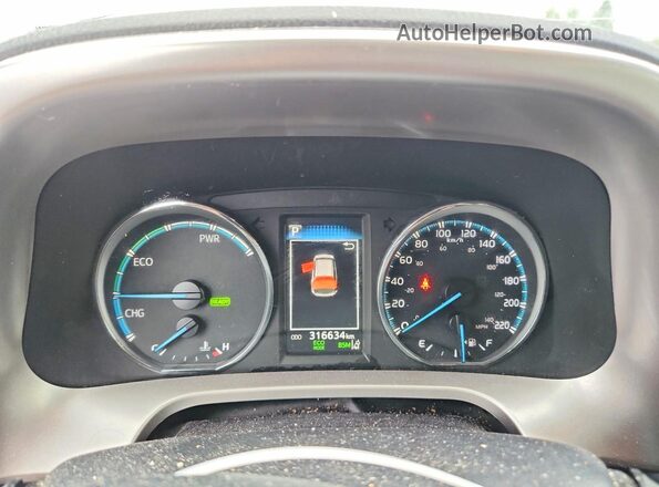 JTMDJREV7JD201444 2018 TOYOTA RAV4 Silver Instrument cluster view