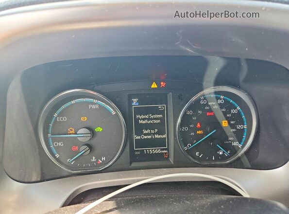 JTMDJREV7JD215537 2018 TOYOTA RAV4 White Սարքավորումների վահանակի տեսք