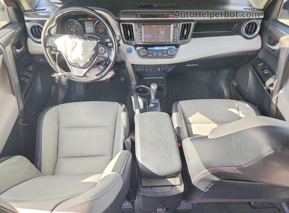 JTMDJREV7JD215537 2018 TOYOTA RAV4 White Առջևի վահանակի տեսք