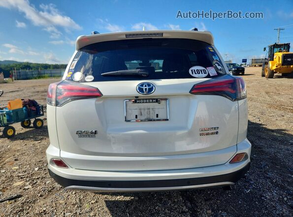 JTMDJREV7JD215537 2018 TOYOTA RAV4 White Հետևի տեսք