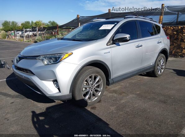 JTMDJREV9GD026137 2016 TOYOTA RAV4 HYBRID Silver Przód lewy