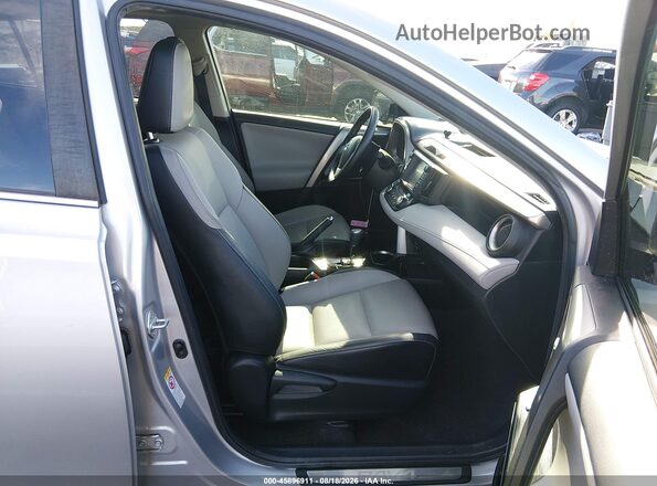 JTMDJREV9GD026137 2016 TOYOTA RAV4 HYBRID Silver Widok wnętrza z przodu