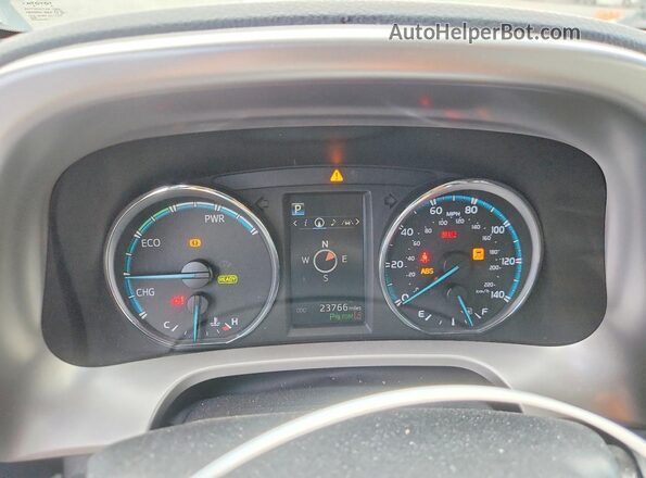 JTMDJREVXGD028706 2016 TOYOTA RAV4 White Instrument cluster view