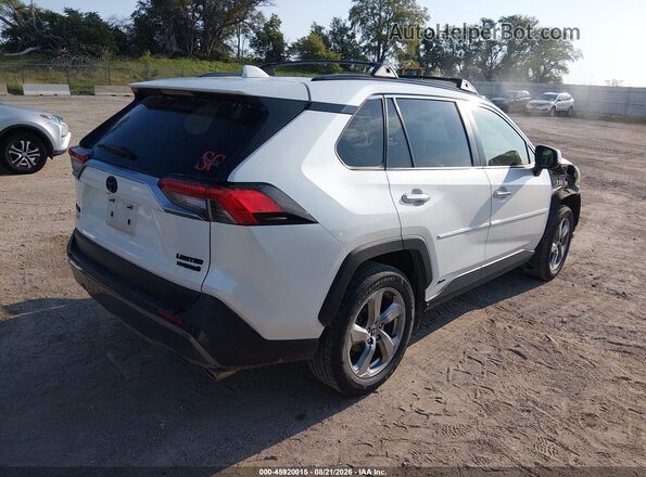 JTMDWRFV8KD036893 2019 TOYOTA RAV4 HYBRID White Tył prawy