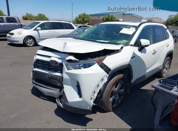 JTMDWRFVXLD543697 2020 TOYOTA RAV4 HYBRID White Przód lewy