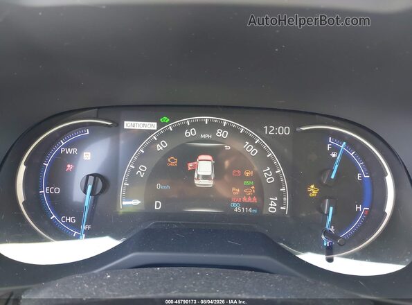 JTMDWRFVXLD543697 2020 TOYOTA RAV4 HYBRID White Widok tylnych siedzeń