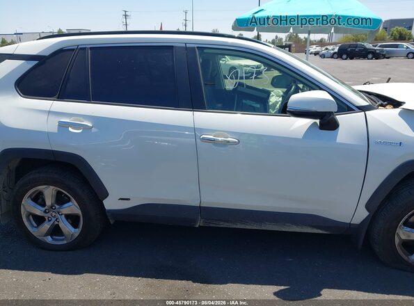 JTMDWRFVXLD543697 2020 TOYOTA RAV4 HYBRID White Widok wnętrza z tyłu