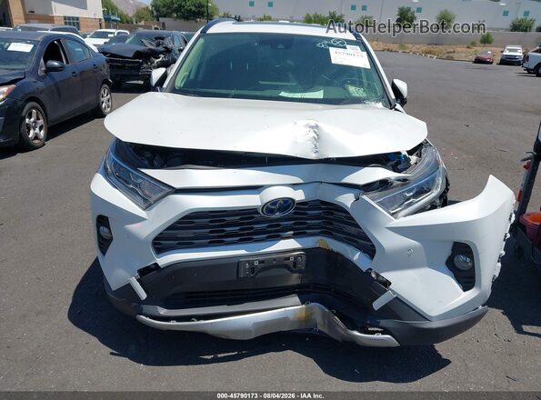 JTMDWRFVXLD543697 2020 TOYOTA RAV4 HYBRID White Widok zestawu wskaźników