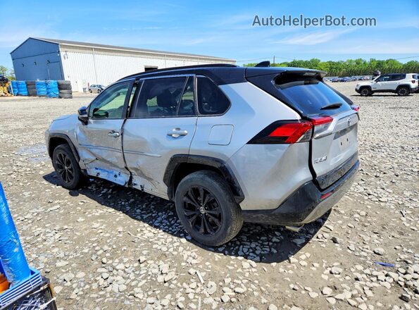 JTME6RFV0NJ019497 2022 TOYOTA RAV4 Silver Tył lewy