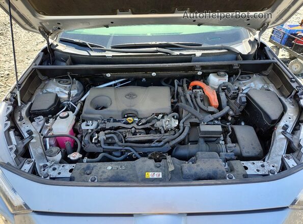 JTME6RFV0NJ019497 2022 TOYOTA RAV4 Silver Widok komory silnika