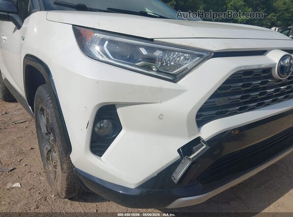 JTME6RFV1MD513171 2021 TOYOTA RAV4 HYBRID White Դիմացի տեսք