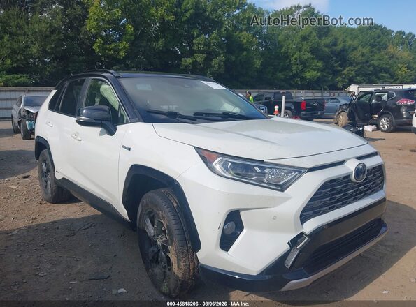 JTME6RFV1MD513171 2021 TOYOTA RAV4 HYBRID White Սալոնի հետևի տեսք