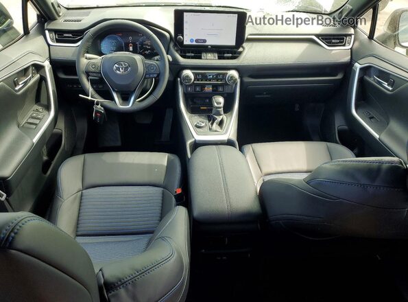 JTME6RFV2SD580312 2025 TOYOTA RAV4 White Вид панелі приладів