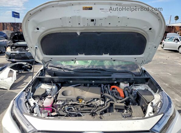 JTME6RFV2SD580312 2025 TOYOTA RAV4 White Вид задньої частини салону