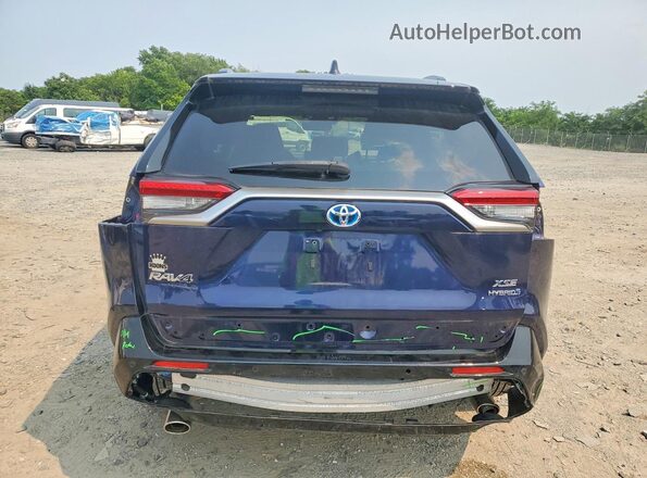 JTME6RFV4MJ005682 2021 TOYOTA RAV4 Blue Հետևի տեսք
