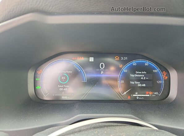 JTME6RFV4SD580263 2025 TOYOTA RAV4 Silver ხელსაწყოთა პანელის ხედი