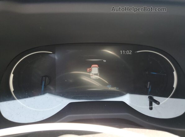JTME6RFV5ND521839 2022 TOYOTA RAV4 Silver Widok zestawu wskaźników