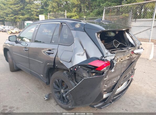 JTME6RFV6NJ018404 2022 TOYOTA RAV4 HYBRID Gray Задня ліва чверть