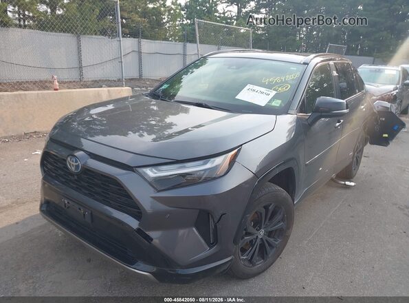 JTME6RFV6NJ018404 2022 TOYOTA RAV4 HYBRID Gray Передня ліва чверть