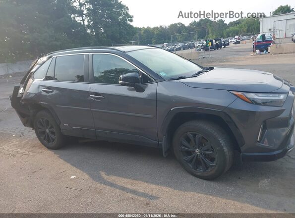 JTME6RFV6NJ018404 2022 TOYOTA RAV4 HYBRID Gray Вид задньої частини салону
