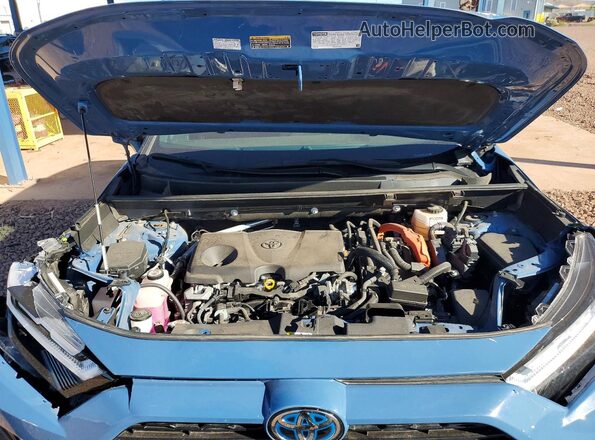 JTME6RFV6PD539074 2023 TOYOTA RAV4 Blue ძრავის განყოფილების ხედი