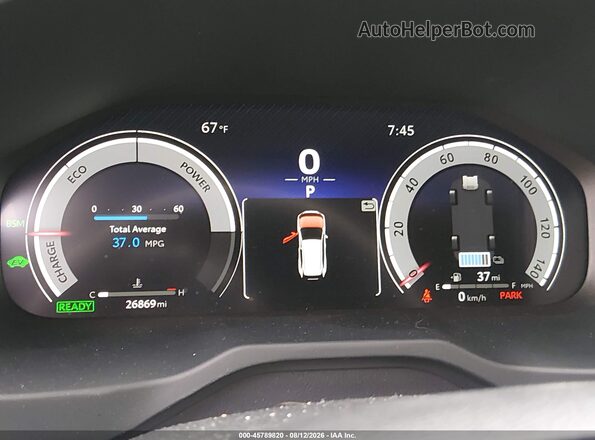 JTME6RFV7SD569967 2025 TOYOTA RAV4 HYBRID Gray Vista de los asientos traseros