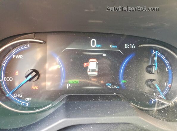 JTME6RFV8MD514754 2021 TOYOTA RAV4 Gray Widok zestawu wskaźników