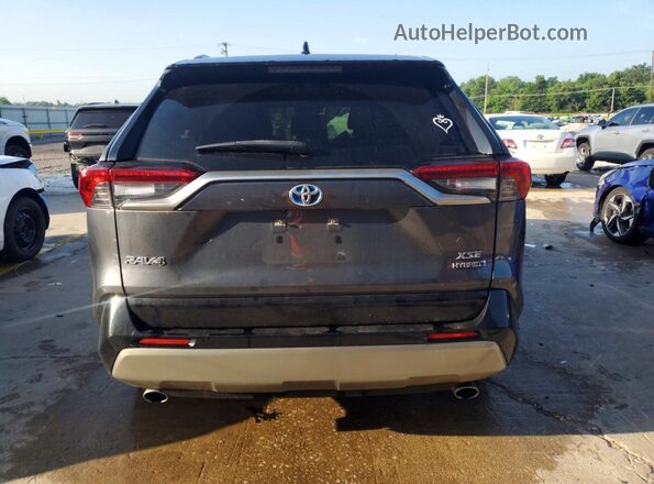 JTME6RFV8MD514754 2021 TOYOTA RAV4 Gray Widok z tyłu
