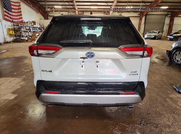 JTME6RFV8PD548553 2023 TOYOTA RAV4 White Вид ззаду