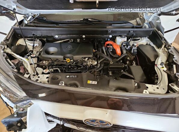 JTME6RFV8PD548553 2023 TOYOTA RAV4 White Вид підкапотного простору