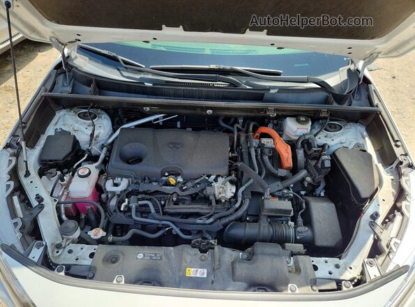 JTME6RFV9PJ032803 2023 TOYOTA RAV4 White Vista del compartimento del motor