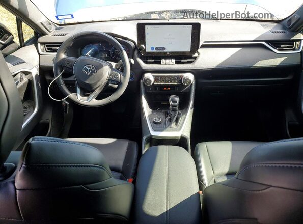 JTME6RFV9PJ039072 2023 TOYOTA RAV4 Blue Вид панелі приладів