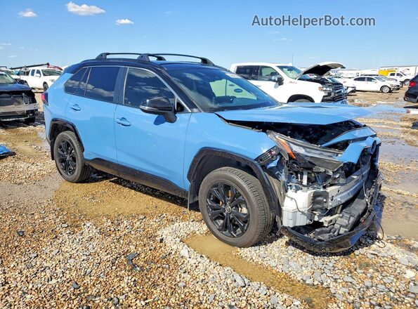 JTME6RFV9PJ039072 2023 TOYOTA RAV4 Blue Передня права чверть