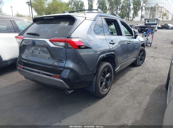 JTME6RFVXLD503074 2020 TOYOTA RAV4 HYBRID Gray Trasero derecho
