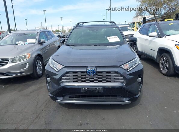 JTME6RFVXLD503074 2020 TOYOTA RAV4 HYBRID Gray Vista interior trasera
