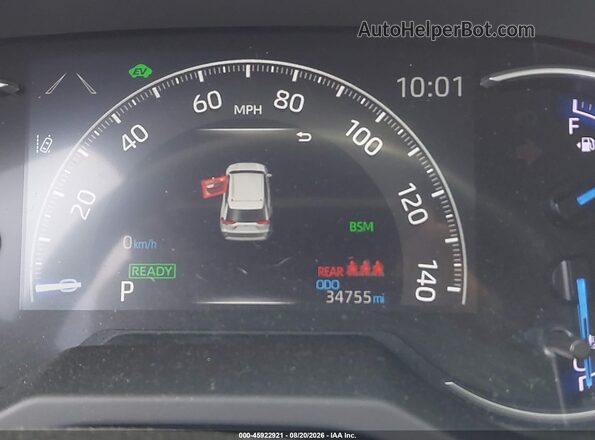 JTME6RFVXLD503074 2020 TOYOTA RAV4 HYBRID Gray 