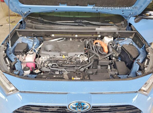 JTME6RFVXPD543922 2023 TOYOTA RAV4 Blue Engine compartment view