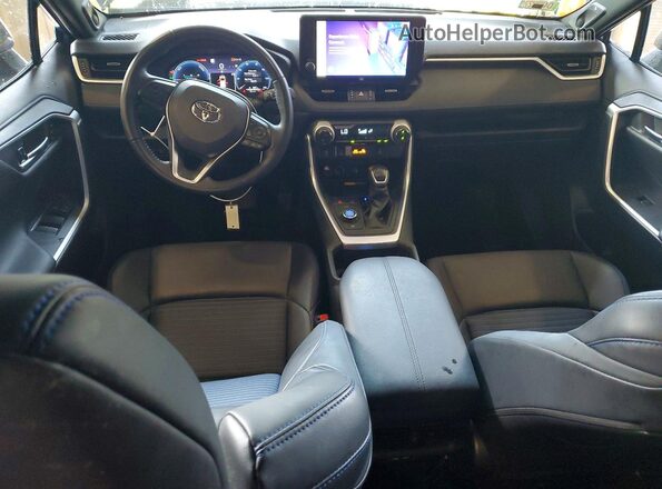 JTME6RFVXPD543922 2023 TOYOTA RAV4 Blue Dashboard view