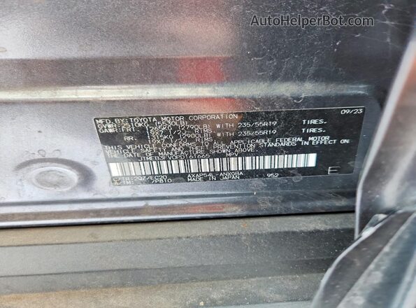 JTMEB3FV0PD161665 2023 TOYOTA RAV4 Charcoal Vista del compartimento del motor