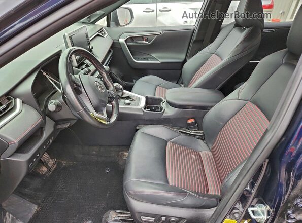 JTMEB3FV2ND108446 2022 TOYOTA RAV4 Blue წინა სალონის ხედი