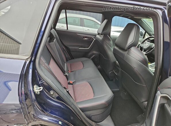 JTMEB3FV2ND108446 2022 TOYOTA RAV4 Blue უკანა სალონის ხედი