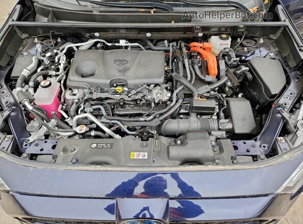 JTMEB3FV2ND108446 2022 TOYOTA RAV4 Blue ძრავის განყოფილების ხედი