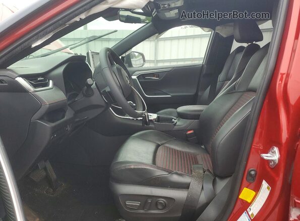 JTMEB3FV7MD048873 2021 TOYOTA RAV4 Red Front interior view