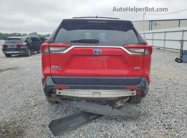 JTMEB3FV7MD048873 2021 TOYOTA RAV4 Red Rear view